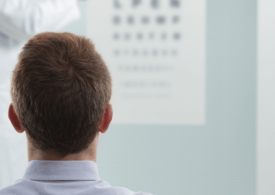 Healthcare provider evaluating an athlete during a sports physical