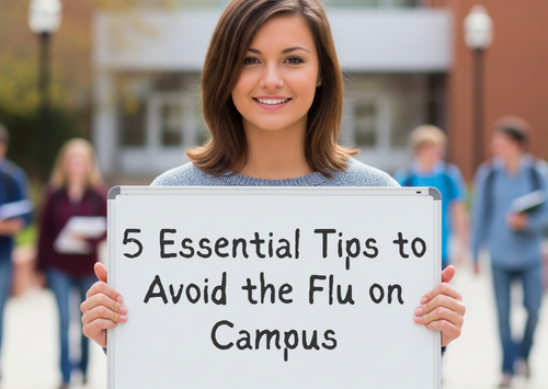 Five essential tips to help college students avoid the flu on campus