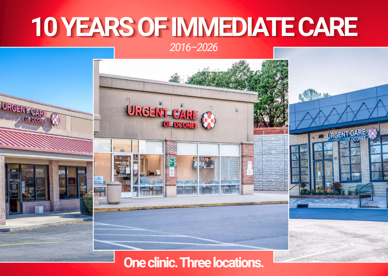 Urgent Care of Oconee marks 10 years with three locations in Athens, Watkinsville, and Madison, Georgia